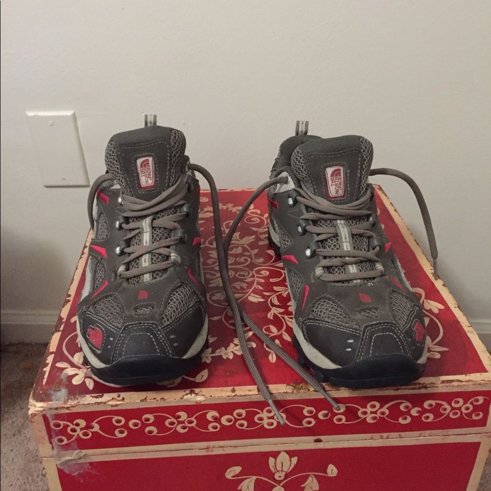 North face hiking sneakers